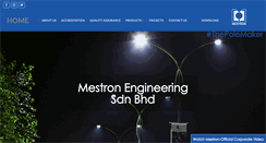 Desktop Screenshot of mestron.com.my